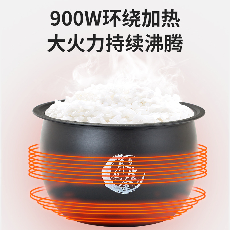 小贝猪智能电饭煲家用多功能预约定时电饭锅5L蒸饭锅图片 1