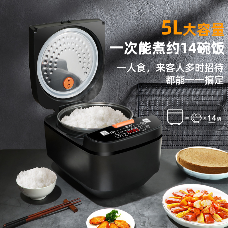 电饭煲5L先科预约智能家用电饭煲 家用礼品多功能电饭煲