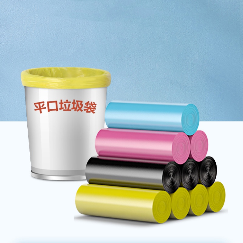 平口垃圾袋大号黑色商用垃圾袋加厚厨房酒店环卫物业清洁塑料袋子缩略图 5